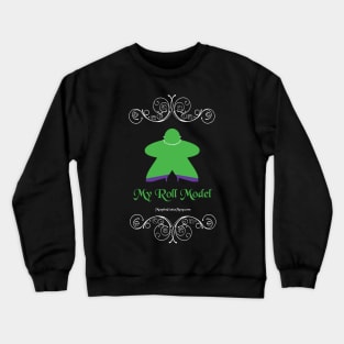 Roll Model, green, dark Crewneck Sweatshirt